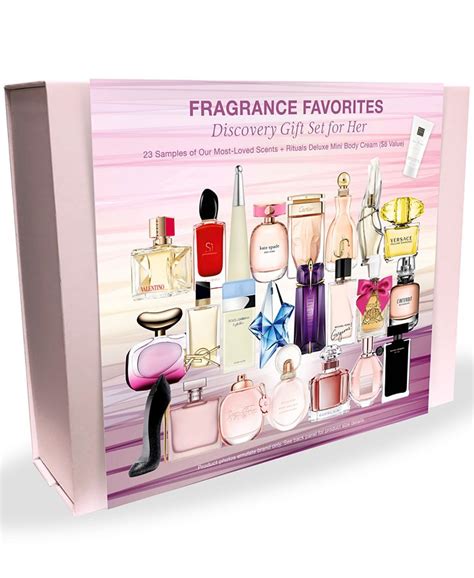 macy's perfume sampler set.